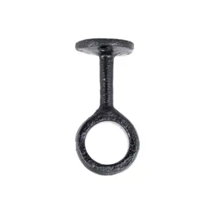 Hållare till rundstav - Svart - 9 x Ø4 cm - www.frokenfraken.se