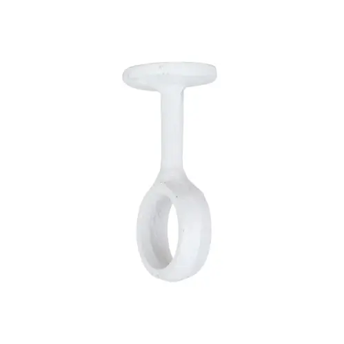 Hållare till rundstav - Vit - 9 x Ø4 cm - www.frokenfraken.se