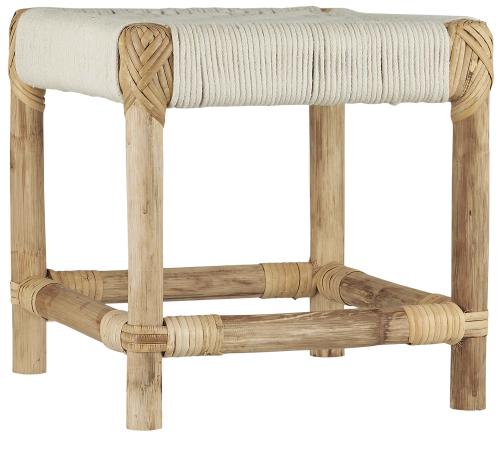 Stol med handflätad sits - 31 X 31 X 31 CM - www.frokenfraken.se