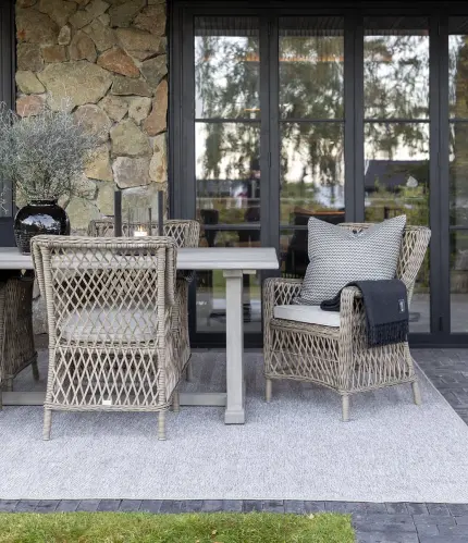 Matstol utomhus - Korgstol Artwood Marbella - Inkl dyna - www.frokenfraken.se