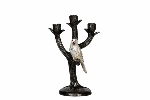 Ljusstake Papegoja Poly - 30 cm - www.frokenfraken.se