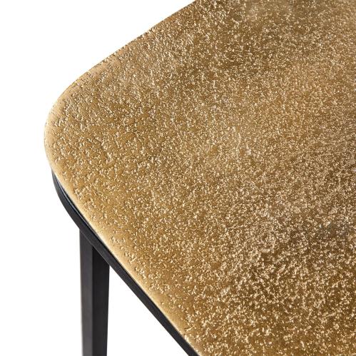 Bord - 2 storlekar - Mässingsfärgad - 90 x 27 x 80 cm - www.frokenfraken.se