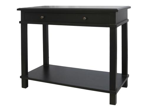 Skänk med hylla och låda - Svart - 81 x 100 cm - www.frokenfraken.se