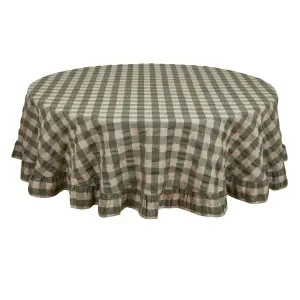 Duk - LISA - MÖRKGRÖN - Ø150 CM - www.frokenfraken.se