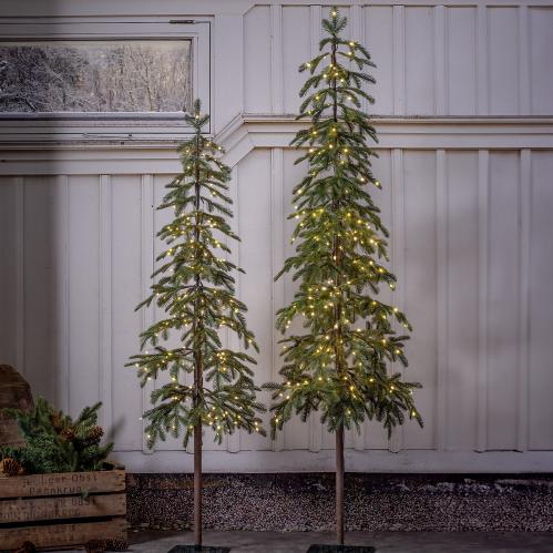 Julgran med belysning - 180 cm - Utomhus- & Inomhusbruk - www.frokenfraken.se