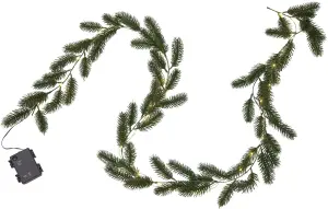 Girlang - Grön med belysning - 180 cm - www.frokenfraken.se