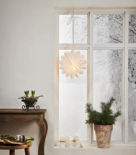 Adventsstjärna - Papper Clipp - 40 cm - www.frokenfraken.se