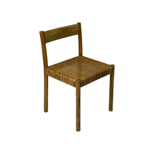 Stol - Natur/Rotting - 4-pack - 47 x 43 x 77 cm - www.frokenfraken.se