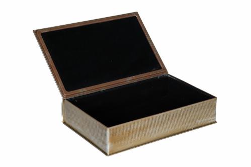 Förvaringsbok - Boklåda - Metall - 21 x 7 x 30 cm - www.frokenfraken.se