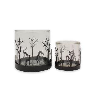 Ljuslykta - Skogen - Stor - Ø15 x 15 cm - www.frokenfraken.se