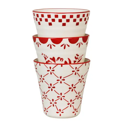 Lattemugg Marion Ruta - Röd - Ø10 x H10 cm - www.frokenfraken.se
