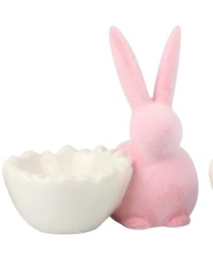 Äggkopp - Kanin - Rosa - 10 cm - www.frokenfraken.se