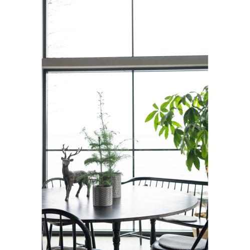 Hjortar - Grå - 2st - 43 cm & 28 cm - www.frokenfraken.se