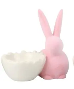 Äggkopp - Kanin - Rosa - 10 cm - www.frokenfraken.se