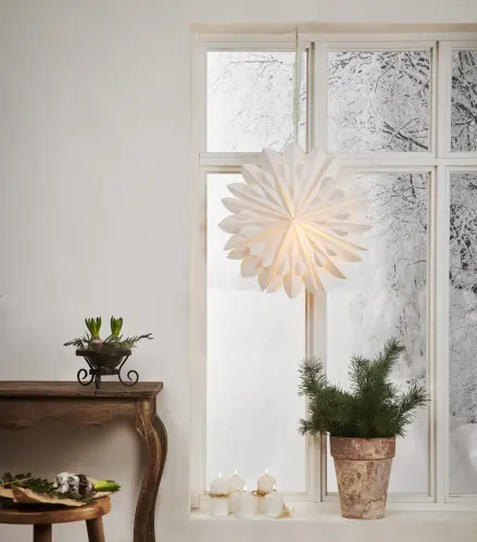 Adventsstjärna - Papper Clipp - 60 cm - www.frokenfraken.se