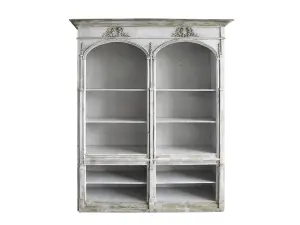 Bokhylla - Fransk sliten vintagestil - 200 x 155 cm - www.frokenfraken.se