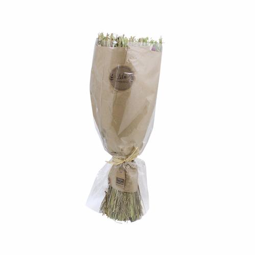 Torkad blomsterbukett - Lila - 45 cm - www.frokenfraken.se