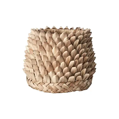 Kruka - Palmblad Natur - Ø17 x 16 cm - www.frokenfraken.se