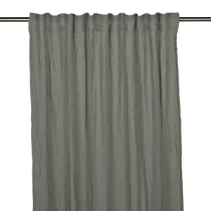 Gardiner - Multiband - Skrynklig - Grön - 2 X 130 X 280cm - www.frokenfraken.se