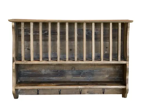 Tallrikshylla - Återvunnet trä - 55x80x20 cm - www.frokenfraken.se