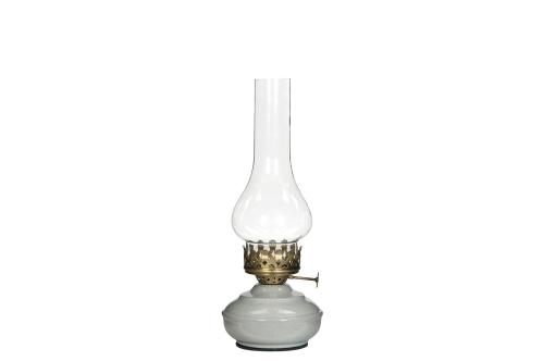 Fotogenlampa - För värmeljus - Grå - 27 cm - www.frokenfraken.se