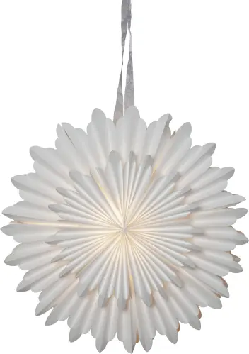 Adventsstjärna - Papper Crystal - 50 cm - www.frokenfraken.se