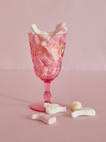 Vinglas - Rosa - 17 cm - www.frokenfraken.se