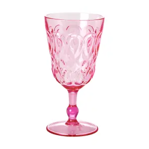 Vinglas - Rosa - 17 cm - www.frokenfraken.se