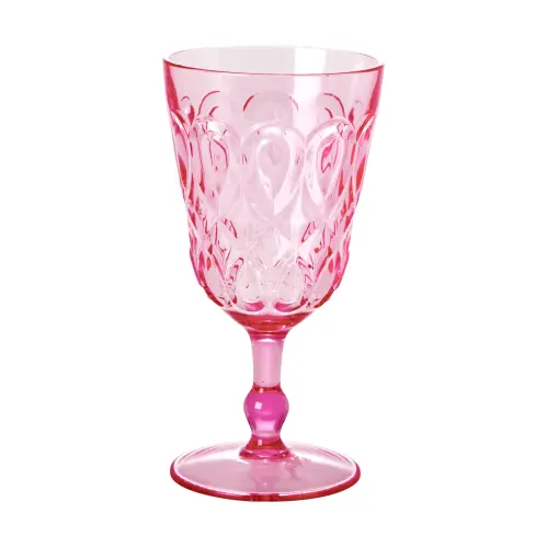 Vinglas - Rosa - 17 cm - www.frokenfraken.se