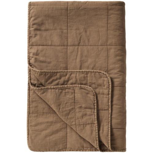 Pläd - Cognac - 130 x 180 cm - www.frokenfraken.se