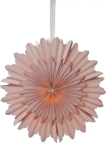 Adventsstjärna - Papper Crystal - 50 cm - www.frokenfraken.se