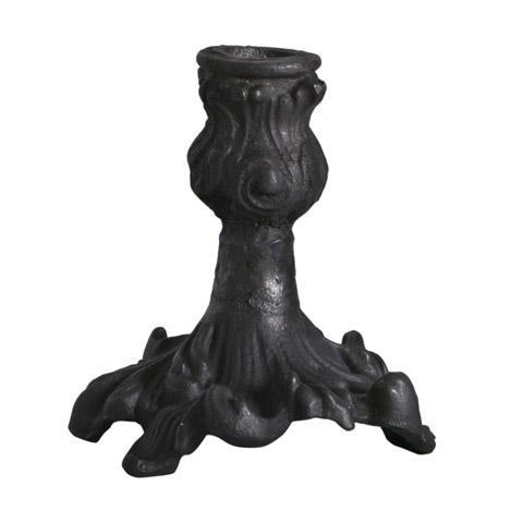 Ljusstake - Gjutjärn - 120 mm Black - www.frokenfraken.se
