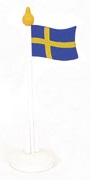 Träflagga med fot 24cm - www.frokenfraken.se