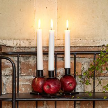 Ljushållare - Ljusstake Kvalité - Spik för frukt - 6 x 7 cm - www.frokenfraken.se